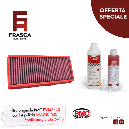 Filtro aria sportivo bmc audi - sportivo,