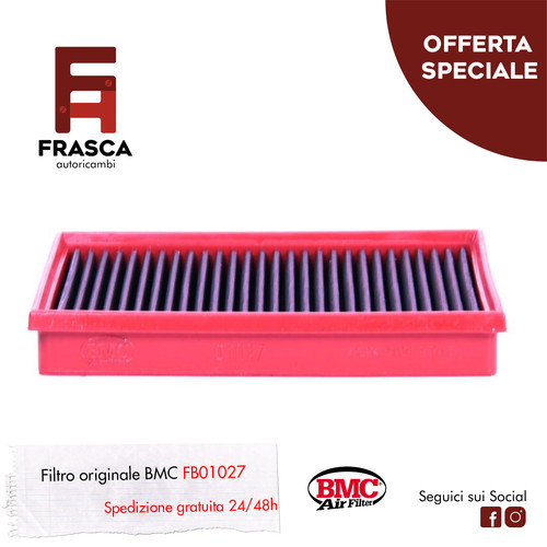 Filtro aria sportivo bmc - bmc, audi